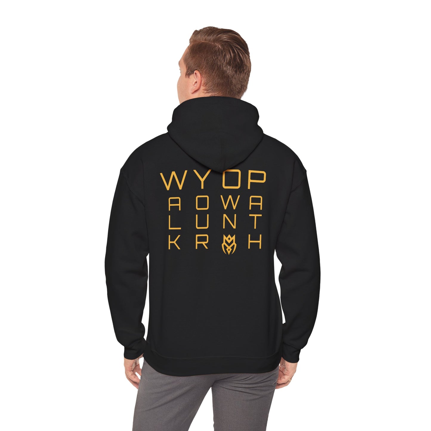 CORE RUNE | Arany Rune Kapucnis Pulóver – Walk Your Own Path