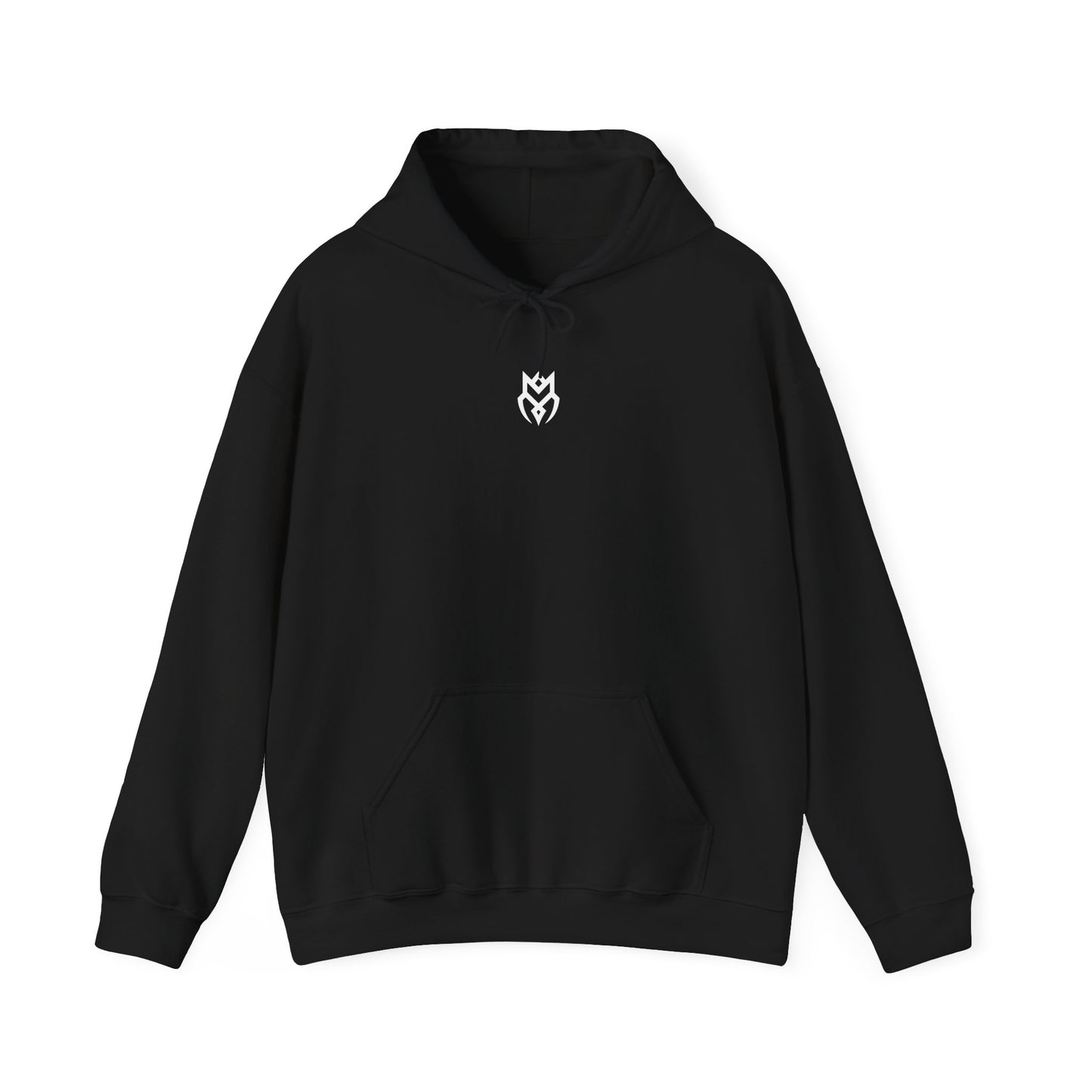 DROP ZERO | Fehér Rune Hoodie – Walk Your Own Path