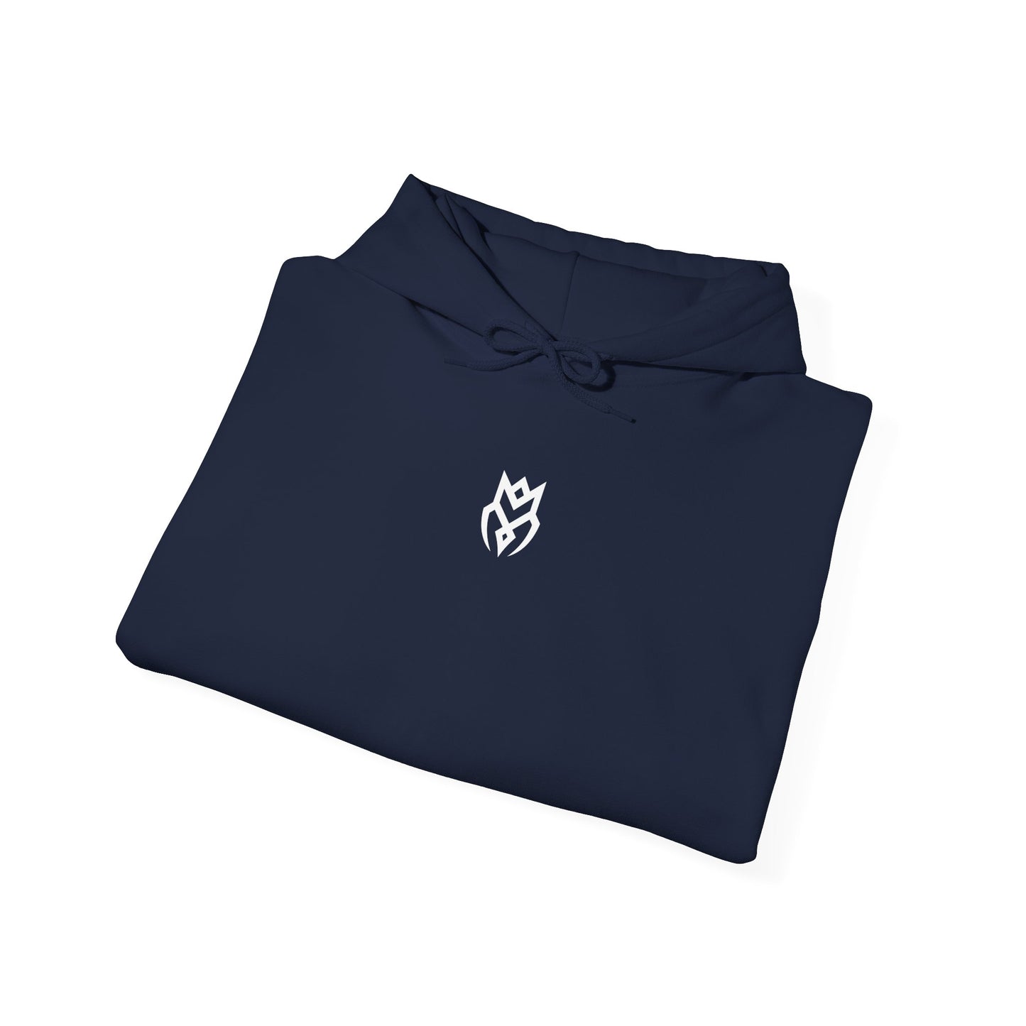 DROP ZERO | Fehér Rune Hoodie – Walk Your Own Path