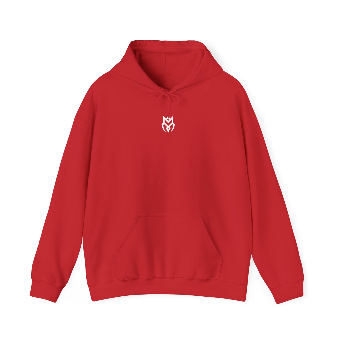 DROP ZERO | Fehér Rune Hoodie – Walk Your Own Path