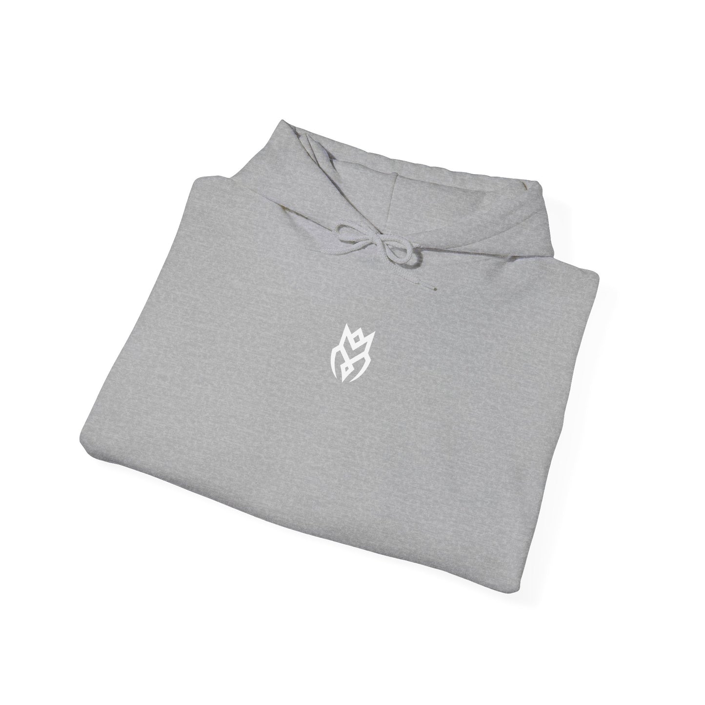 DROP ZERO | Fehér Rune Hoodie – Walk Your Own Path