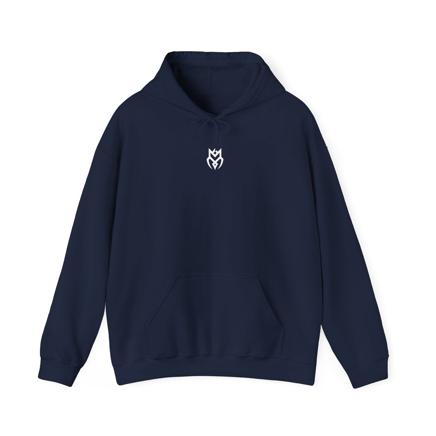 DROP ZERO | Fehér Rune Hoodie – Walk Your Own Path