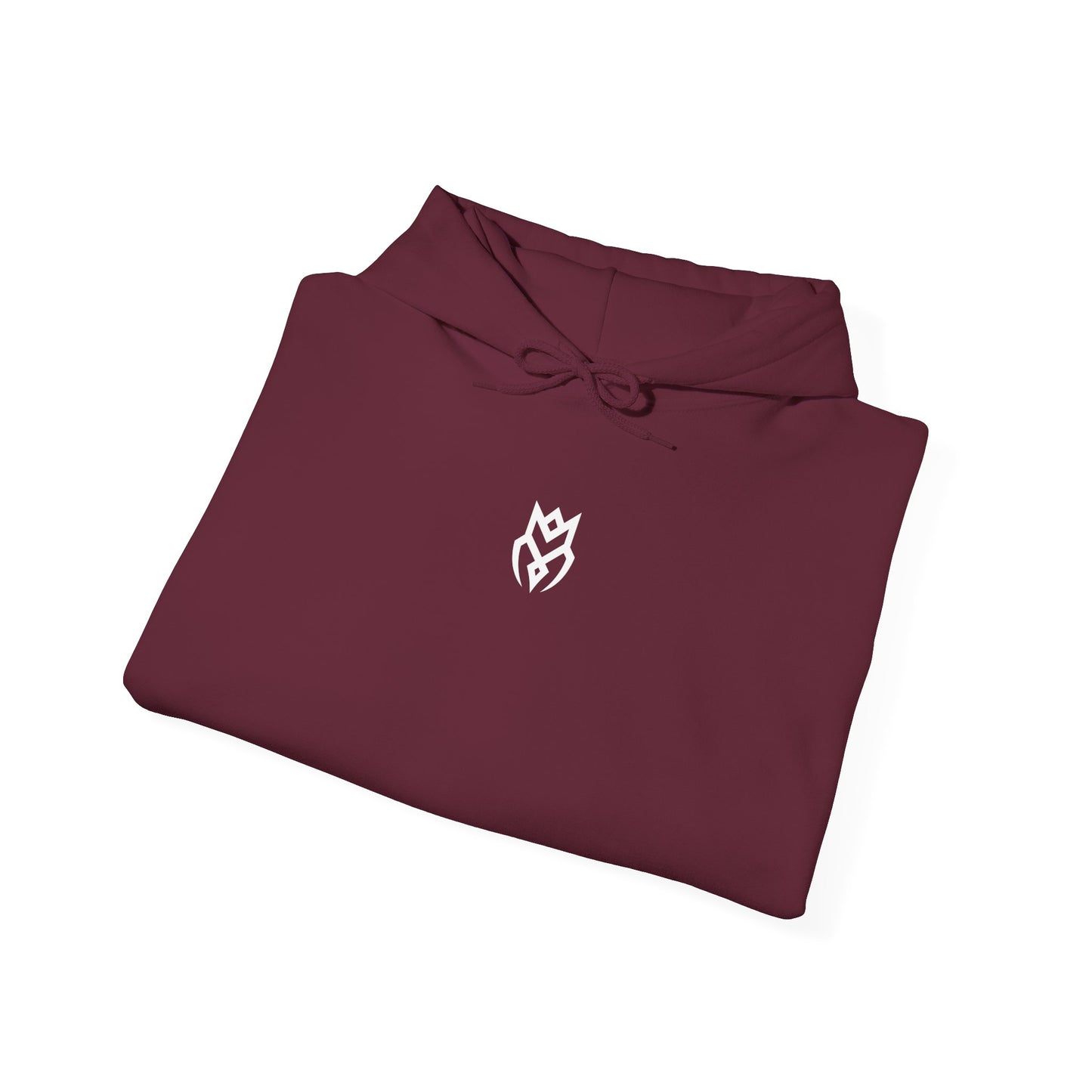 DROP ZERO | Fehér Rune Hoodie – Walk Your Own Path