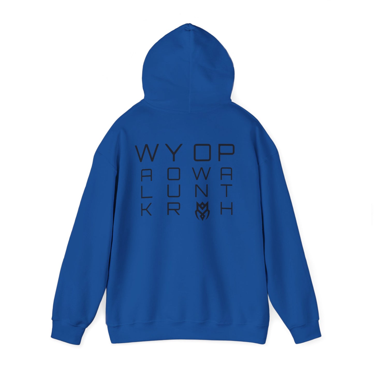 CORE RUNE | Fekete Rune Kapucnis Pulóver – Walk Your Own Path